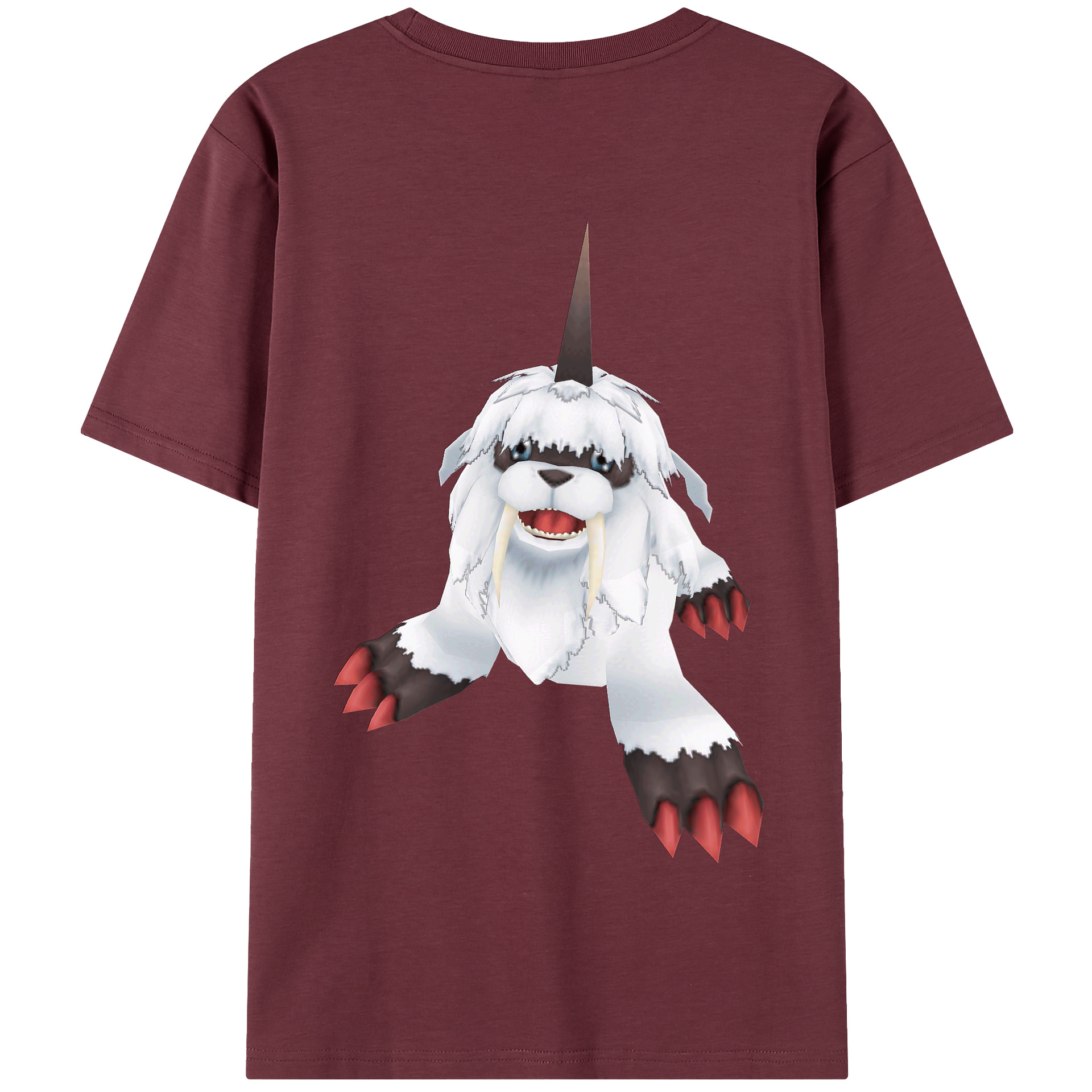 （画像用） Digimon デジタルモンスター/デジモン 綿100％半袖Tシャツ（背面プリント）